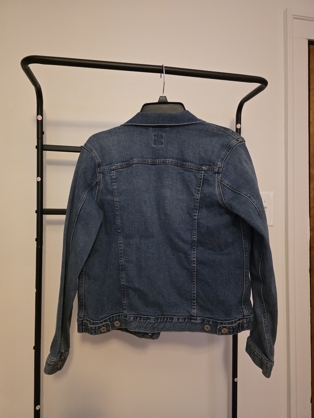 GAP Women's Dark Blue Denim Jacket, Medium - Picture 3 of 3